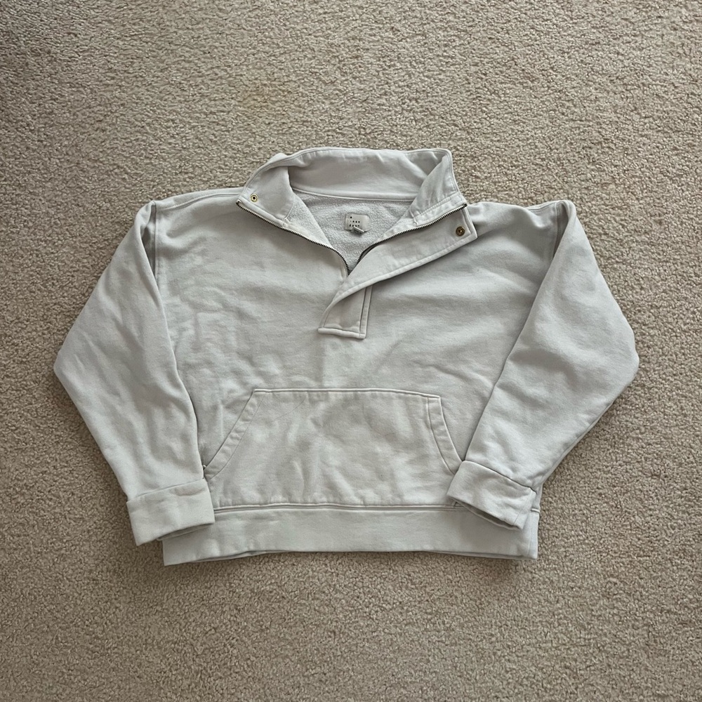 Women’s Cream quarter zip
